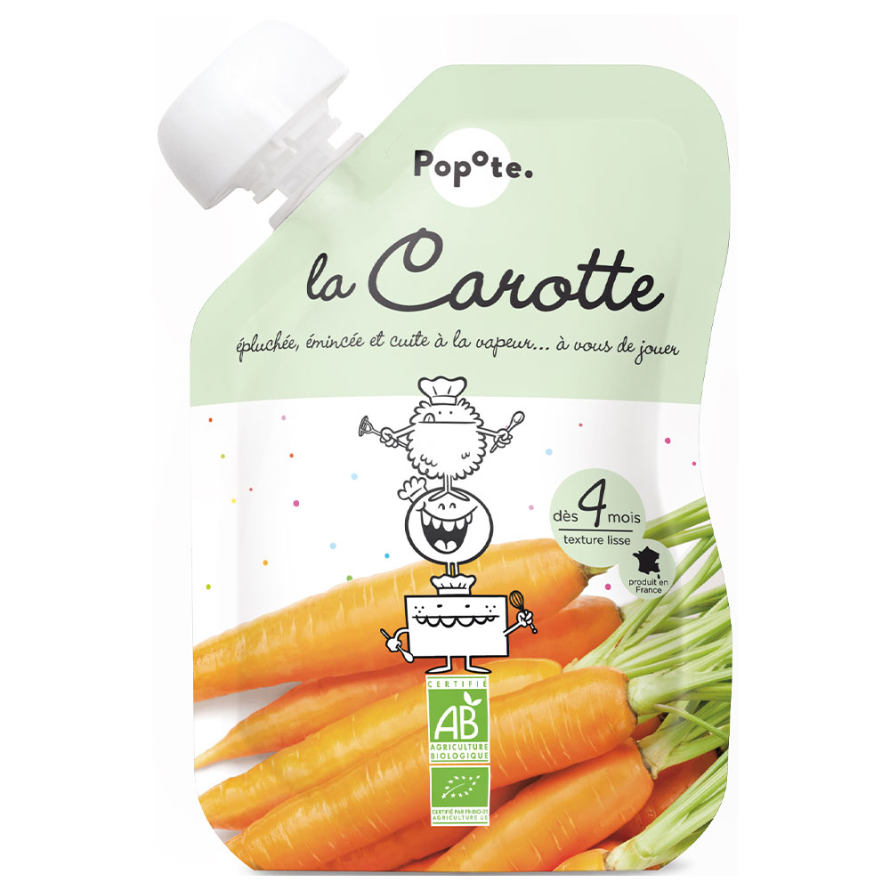 Popote Légumes Gourde Bio Dès 4 Mois 120g