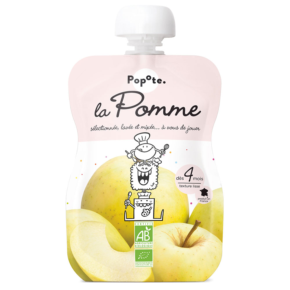 Popote Fruits Gourde Bio Dès 4 Mois 120g