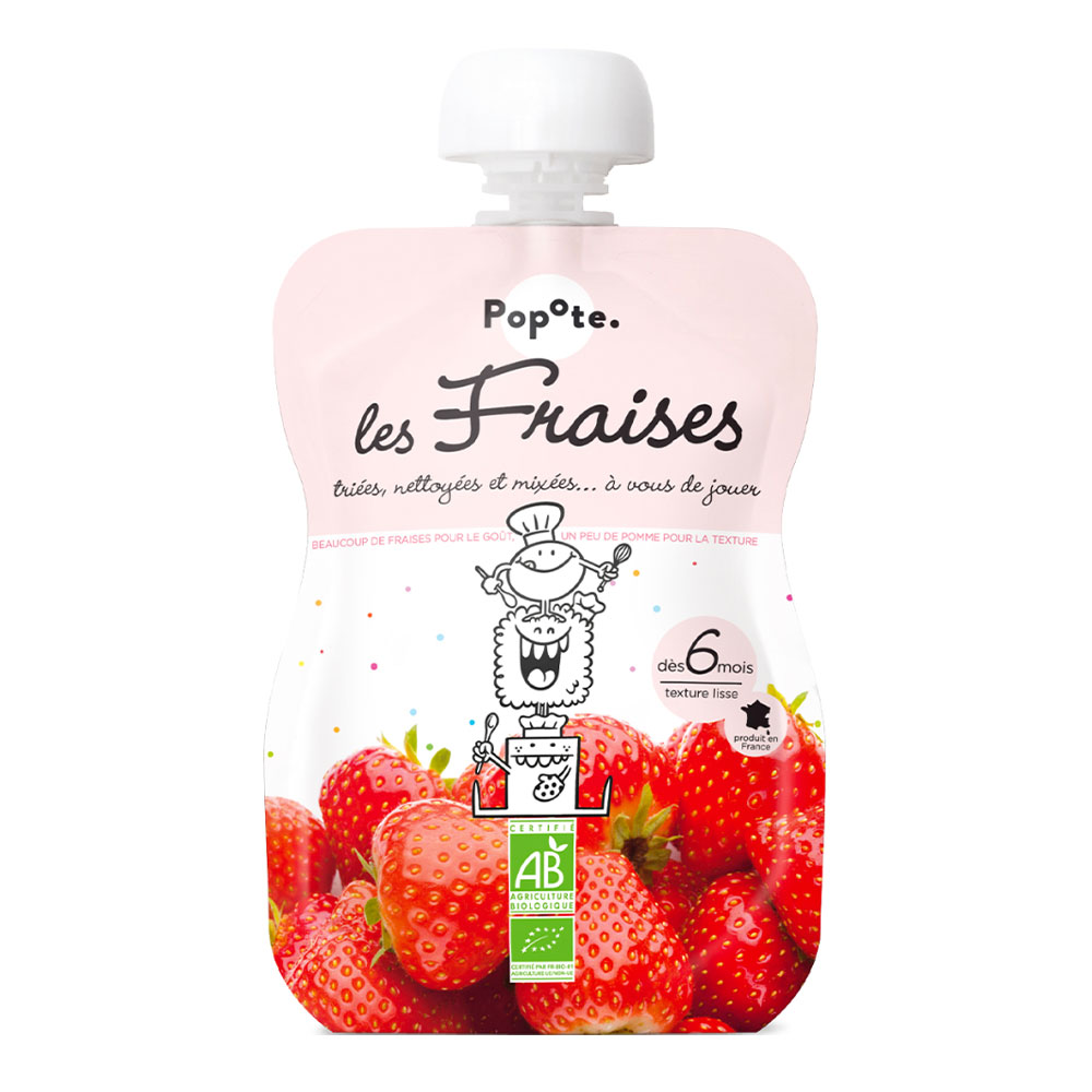 Popote Fruits Gourde Bio Dès 6 Mois 120g