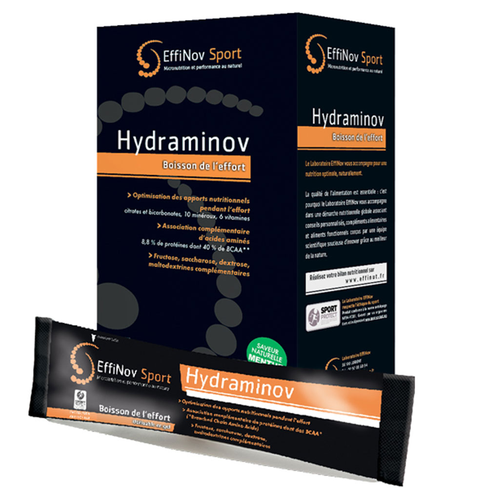 Effinov Nutrition Hydraminov boisson de l'effort Sport 10 sticks