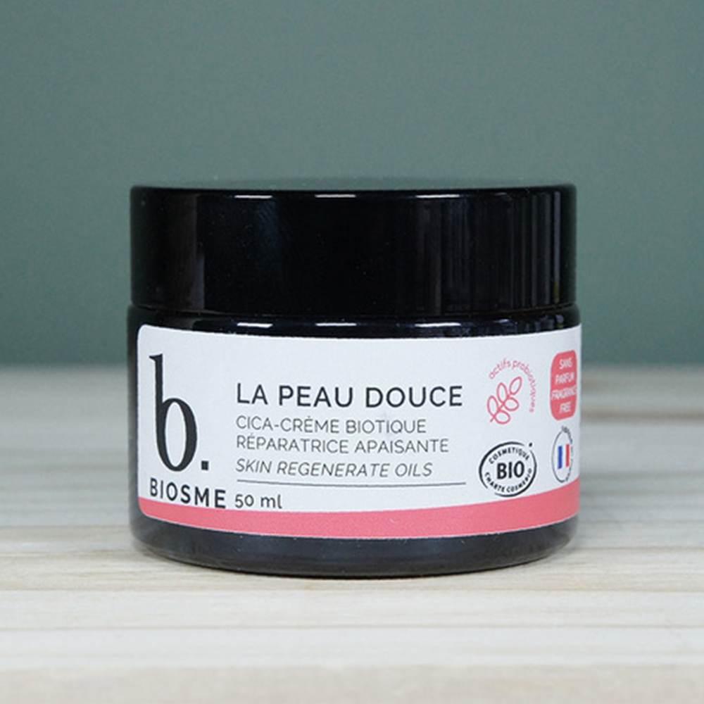 Biosme Cica-crème biotique Bio La peau douce Réparatrice et apaisante 50ml