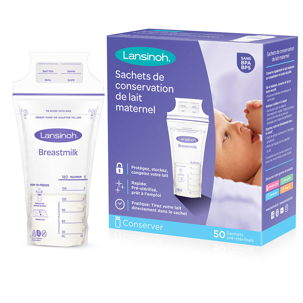 Lansinoh Sachet De Conservation De Lait Maternel X50