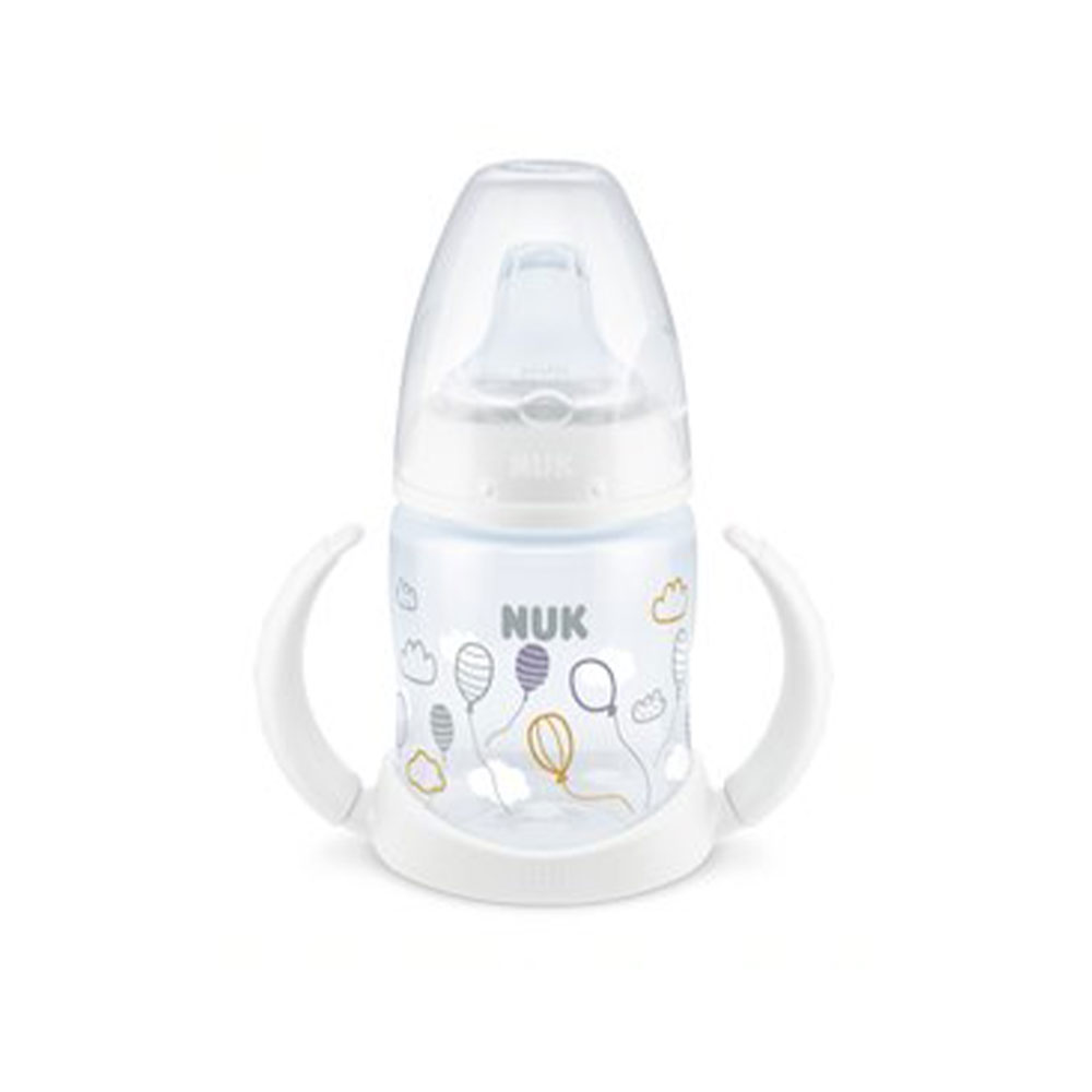Nuk First Choice+ avec Temperature Control Tasse d'Apprentissage Blanche Embout Silicone Mixte Dès 6 Mois 150ml
