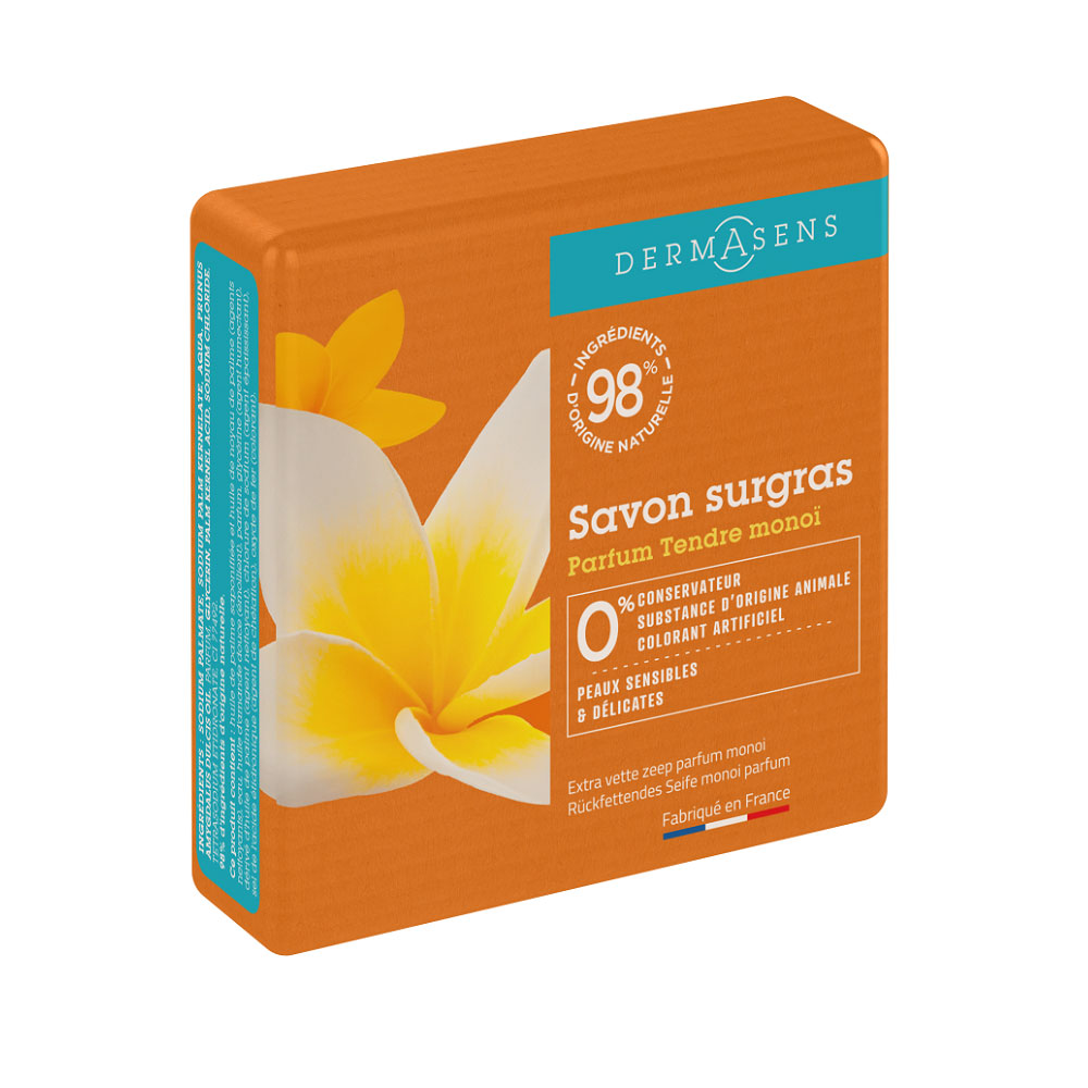 Dermasens Savon Surgras Peaux Sensibles et Délicates 100g