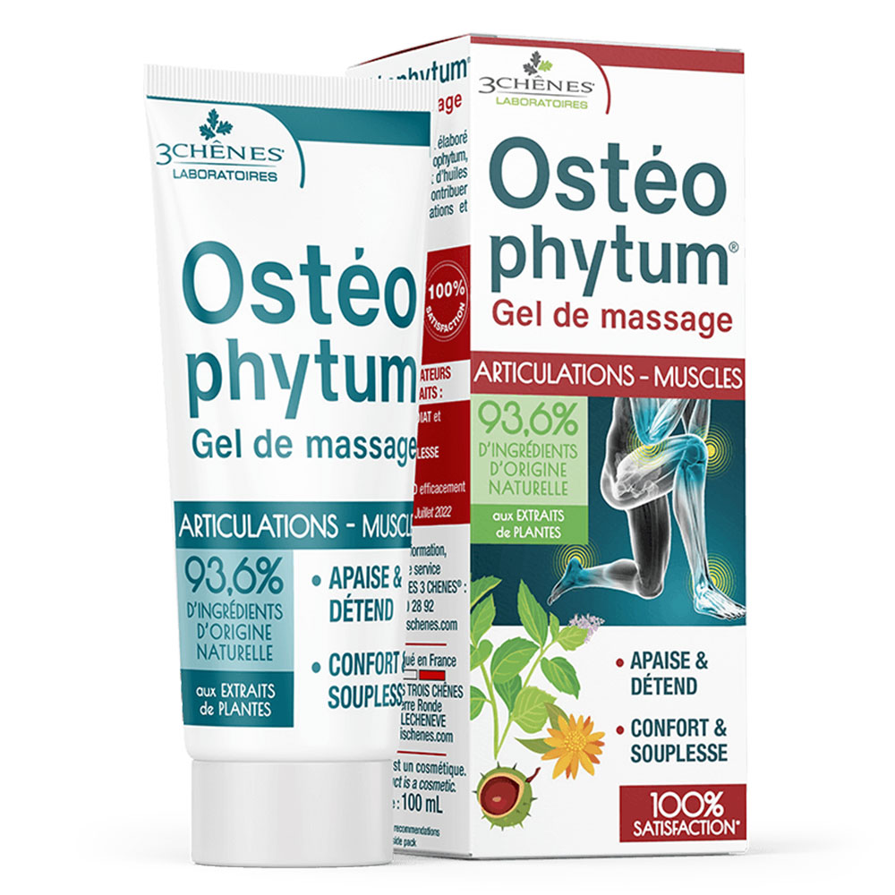 3 Chênes Ostéophytum Gel de Massage Articulations & Muscles 100ml