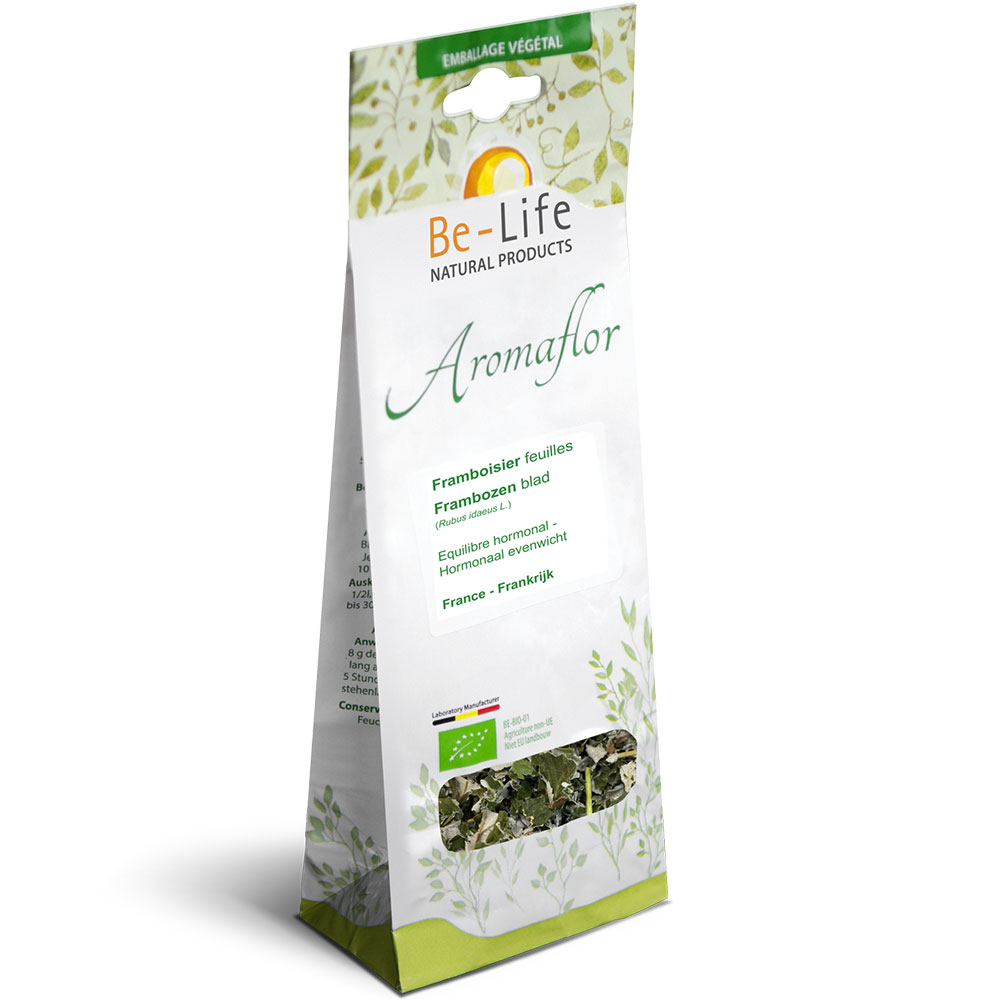 Be-Life Aromaflor Tisane Framboisier Feuilles Bio 25g