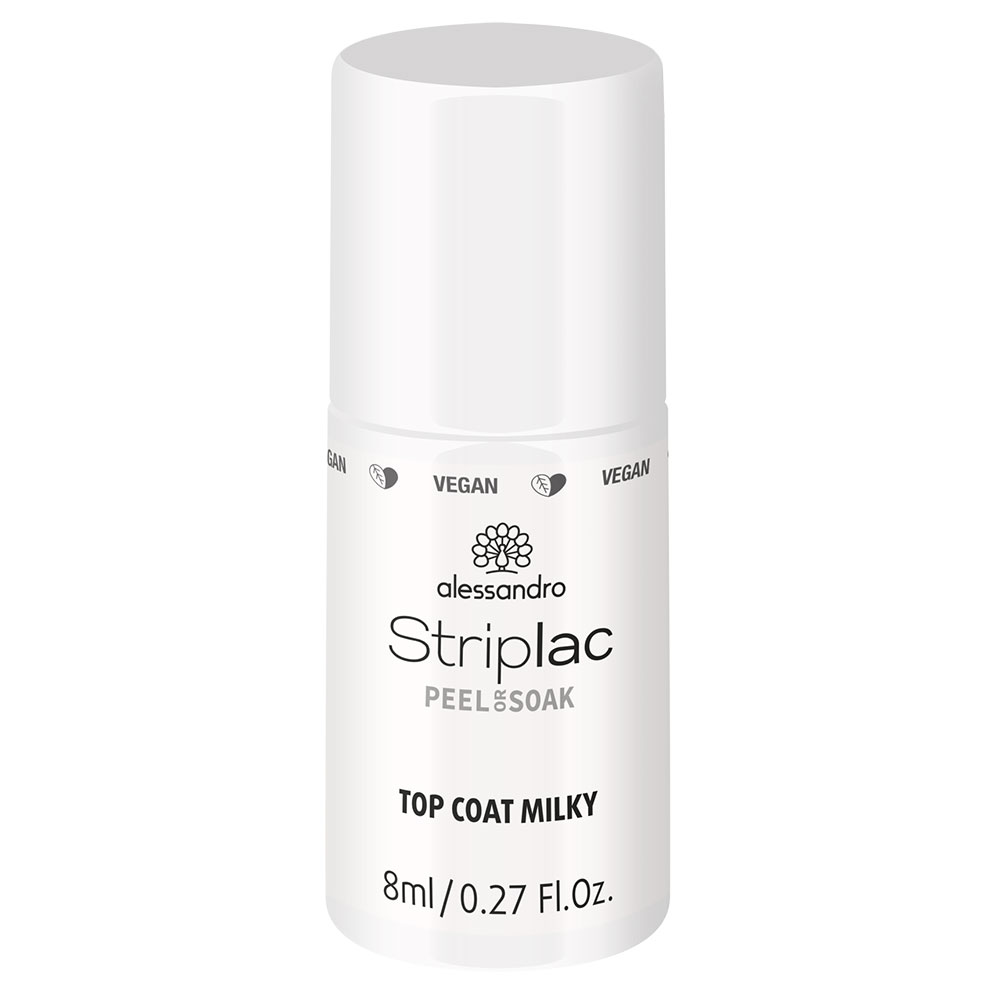 Alessandro Striplac Top coat milky Semi-permanent 8ml