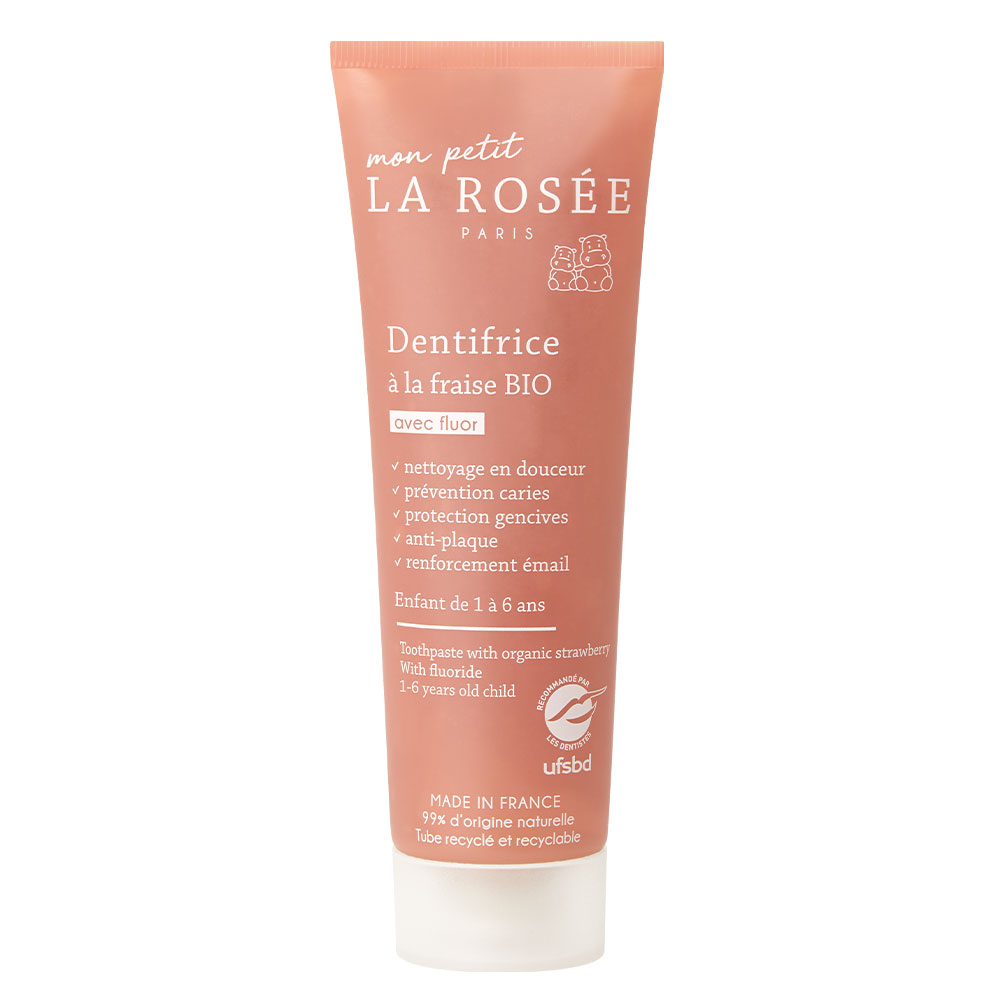 LA ROSÉE Bébé Dentifrice A la fraise Bio 50ml