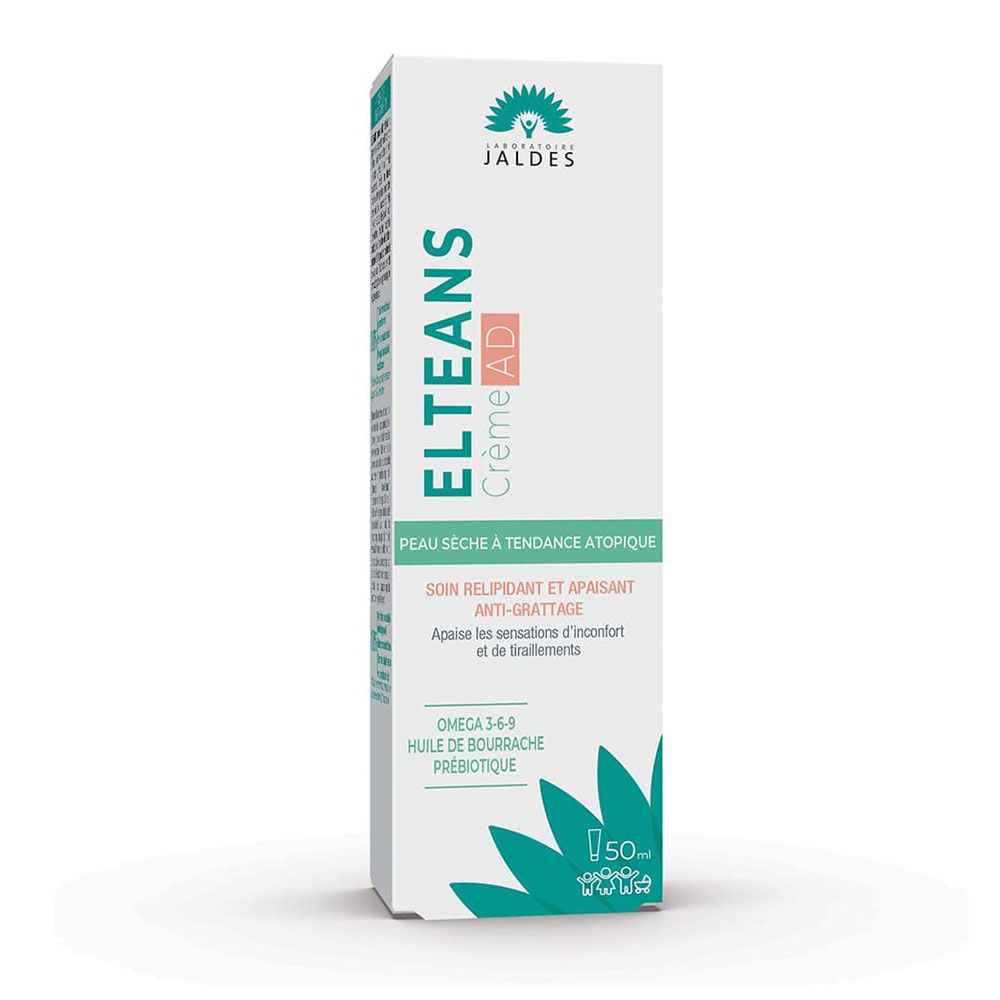 Jaldes Elteans Soin Relipidant et Anti-Grattage Peau Sèche à Tendance Atopique 50ml