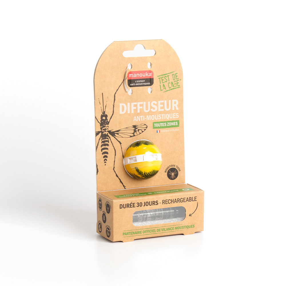 Manouka Boule Diffuseur Anti Moustiques Toutes Zones Dès 36 Mois