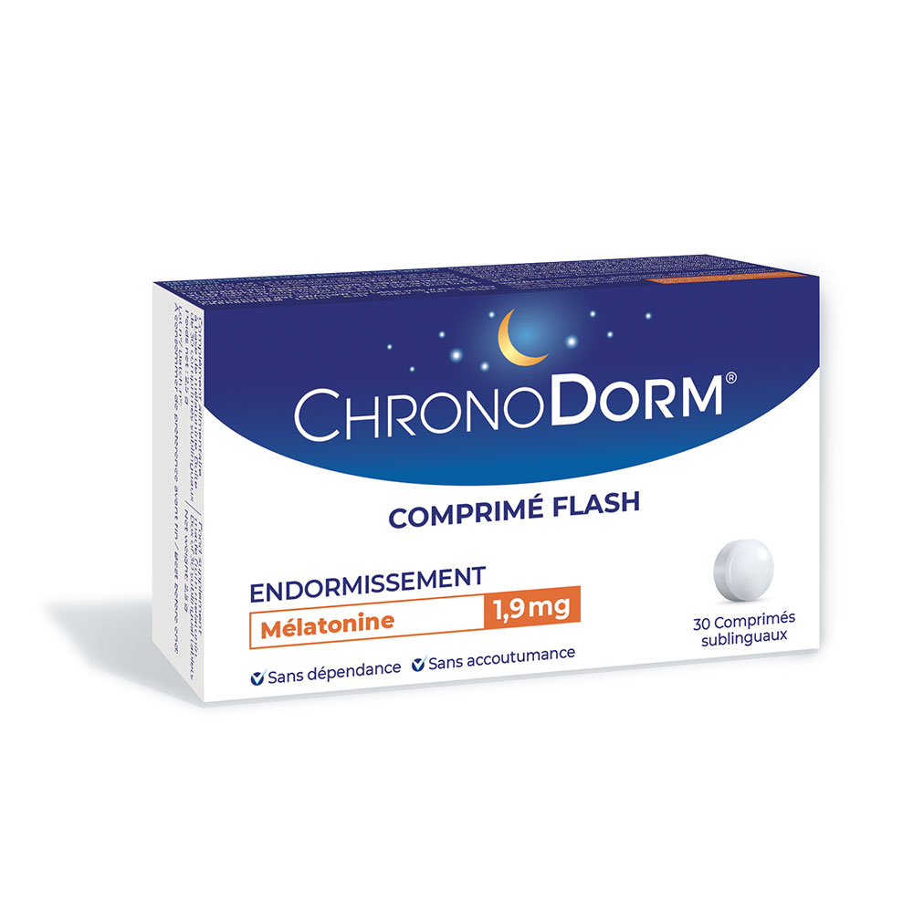 Chronodorm Mélatonine 1.9mg Flash 30 comprimés