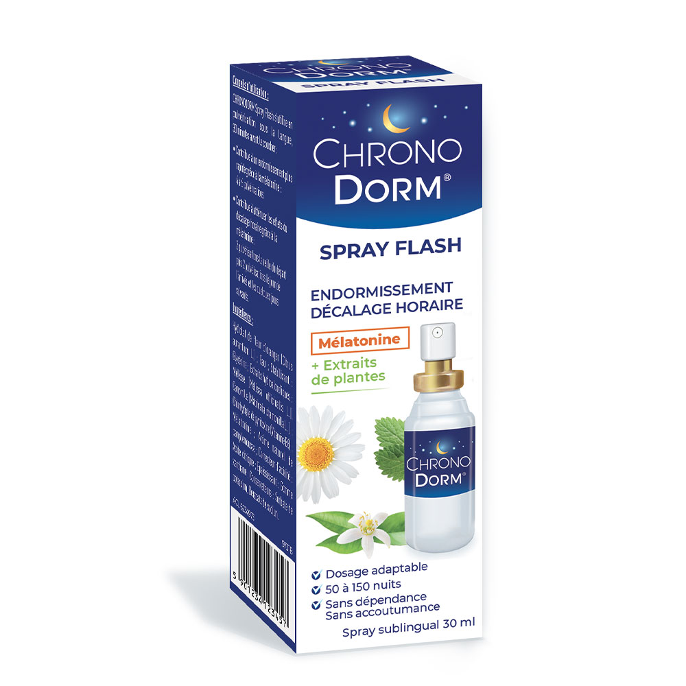 Chronodorm Flash Spray mélatonine 30ml
