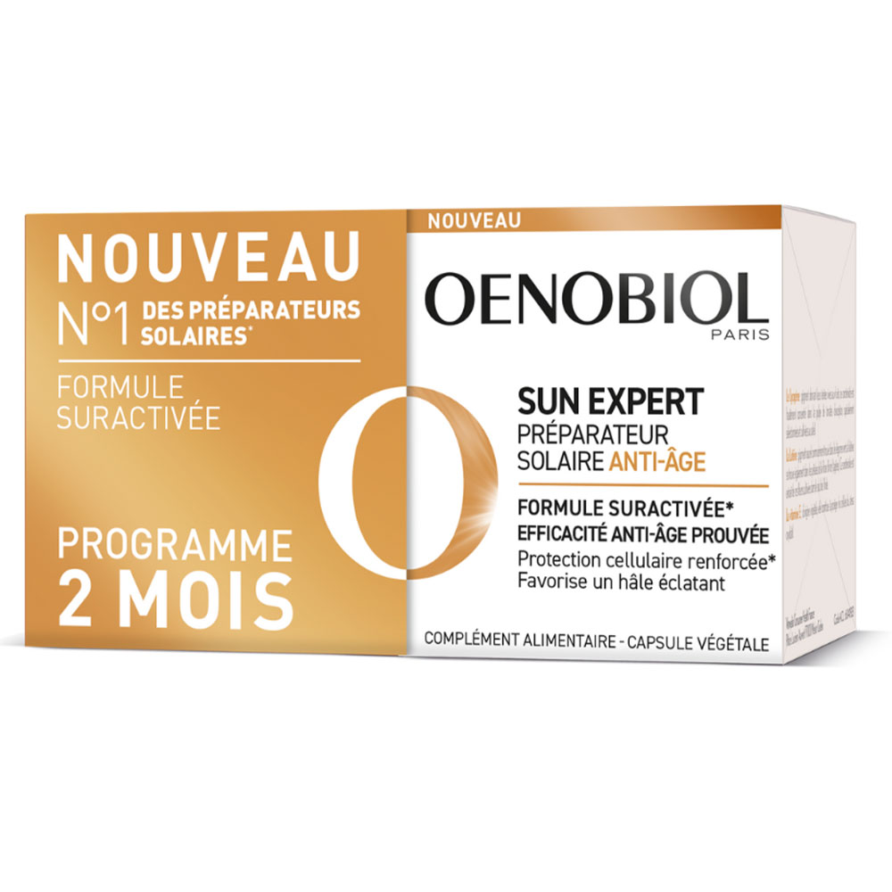 Intensif 2x30 Capsules Solaire Préparateur Capital Jeunesse Oenobiol