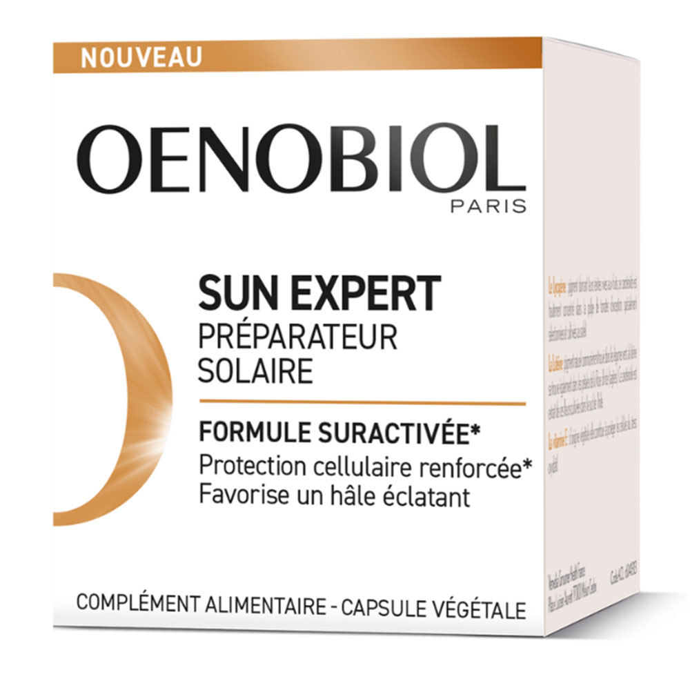 Oenobiol Sun Expert Préparateur Solaire 30 Capsules