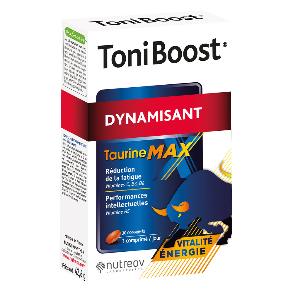 Nutreov Toniboost Taurine Max 30 Comprimés