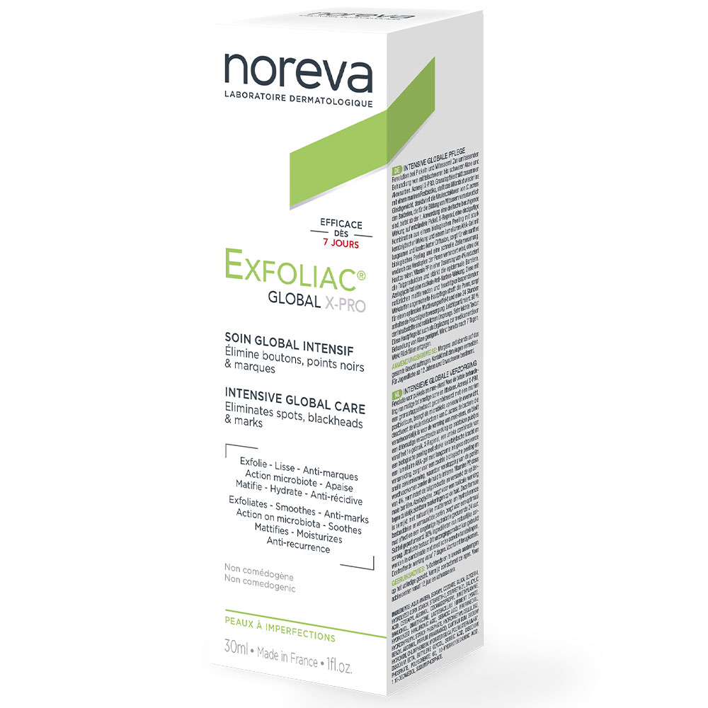 Noreva Exfoliac Global X-Pro Soin global intensif Peaux à imperfections 30ml