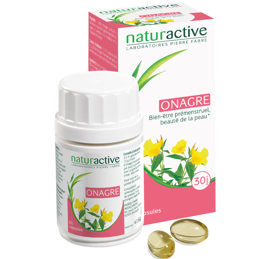 Naturactive Huile D'onagre 60 capsules