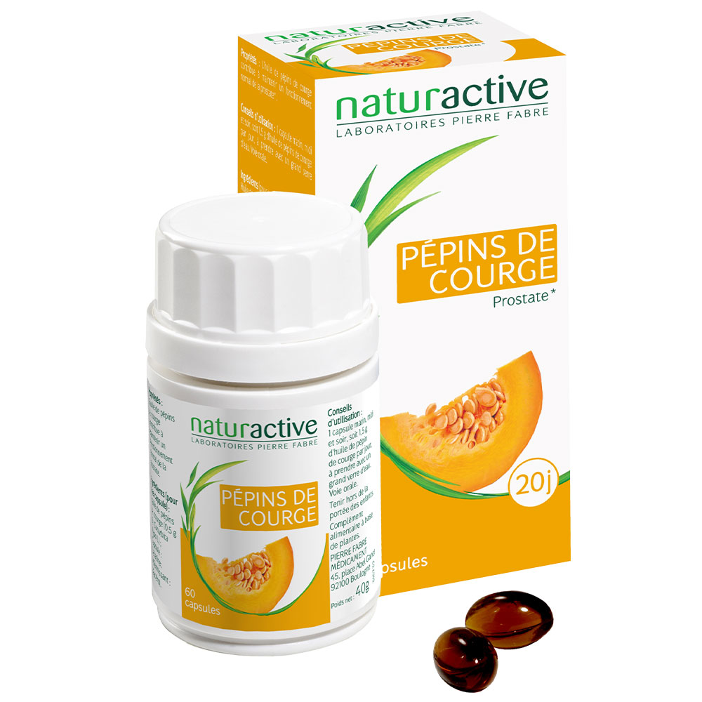 Naturactive Huile De Pepins De Courge 60 Capsules