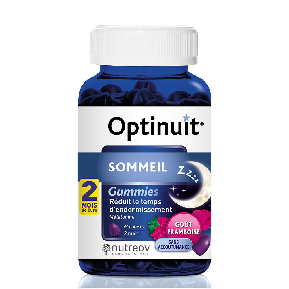 Nutreov Optinuit Sommeil Sans Accoutumance 60 gummies