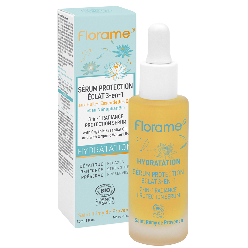 Florame Sérum Protection Éclat 3-en-1 Bio 30ml