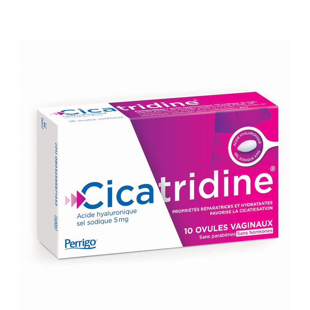 Cicatridine Ovules Vaginaux Cicatrisation et Sécheresse Intime x10
