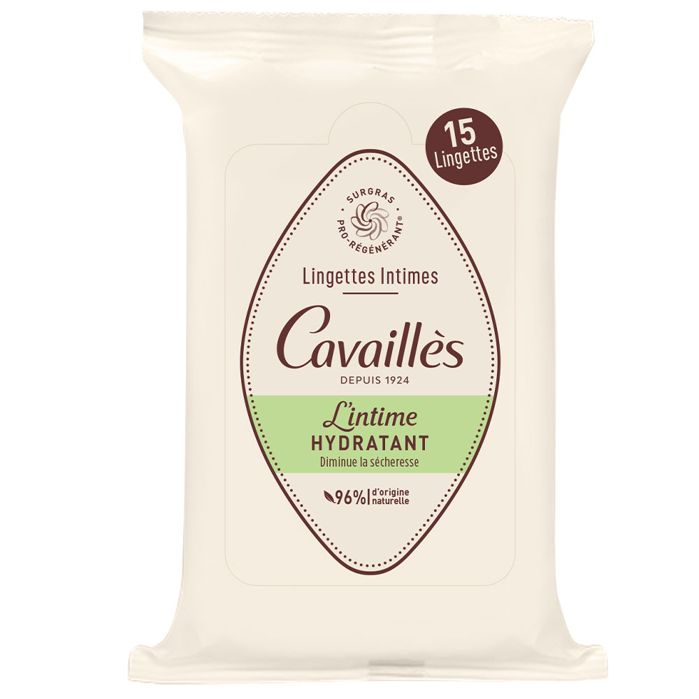 Cavaillès Intime Lingettes Hydratantes x15