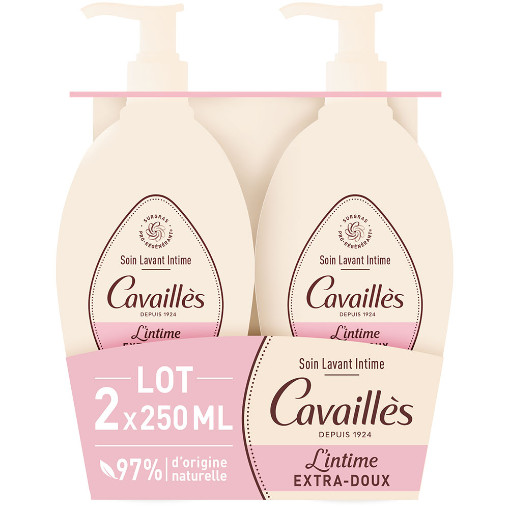Cavaillès Intime Soin Lavant Extra-doux 2x250ml