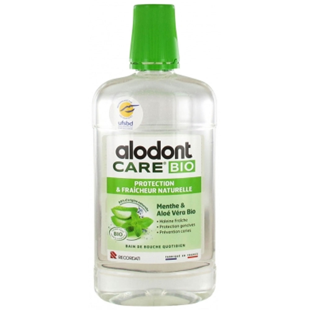 Alodont Care Bain de Bouche Protection & Fraîcheur Naturelle Bio 500ml
