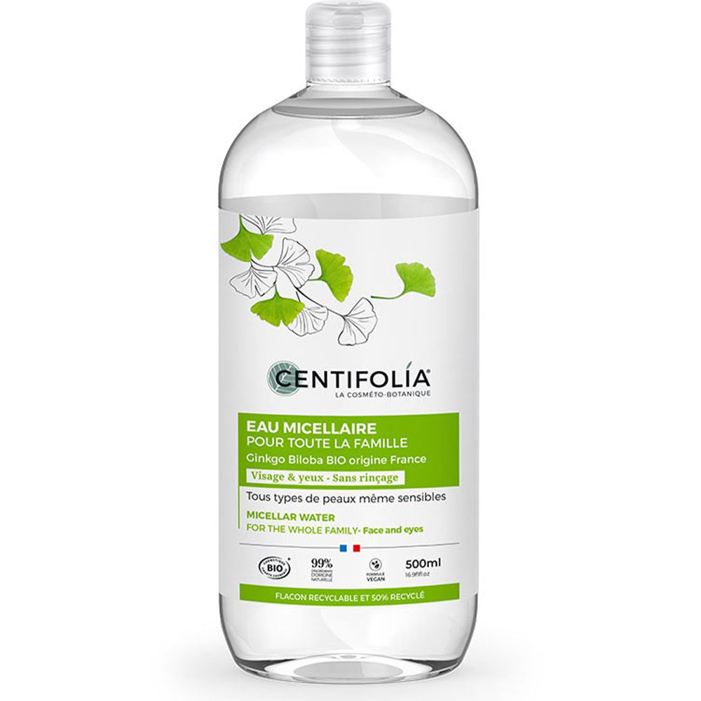 Centifolia Douceur et Hydratation Eau Micellaire Visage et Yeux Pour Toute La Famille 500ml