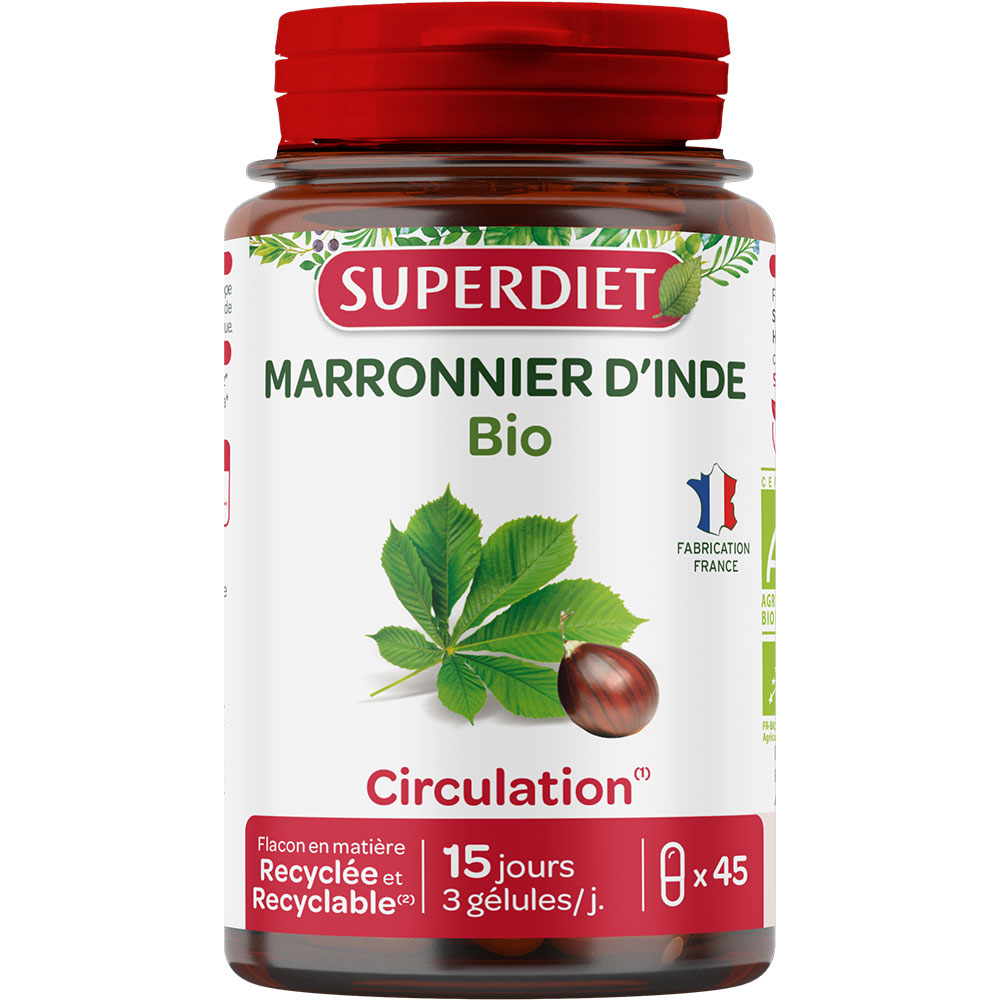Superdiet Marronnier D'Inde Bio 45 gélules
