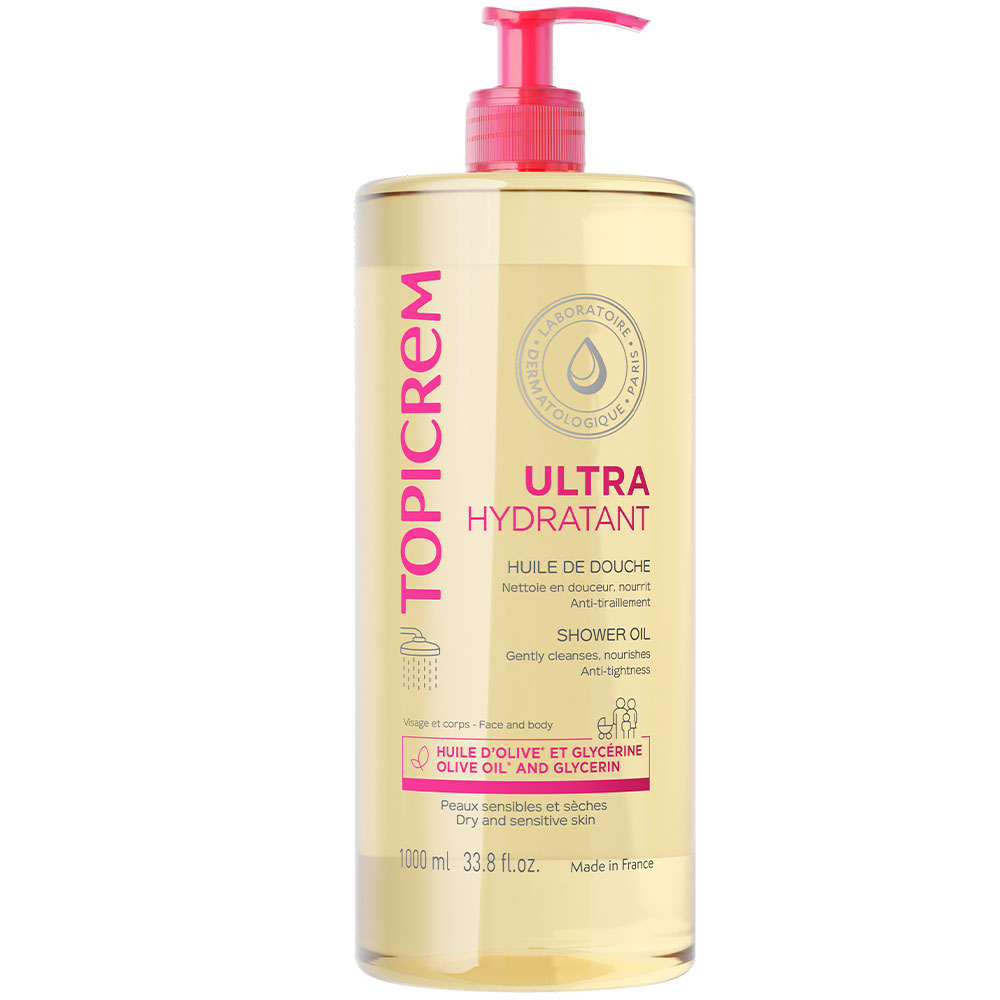 Topicrem Ultra-Hydratant Huile de Douche 1000ml