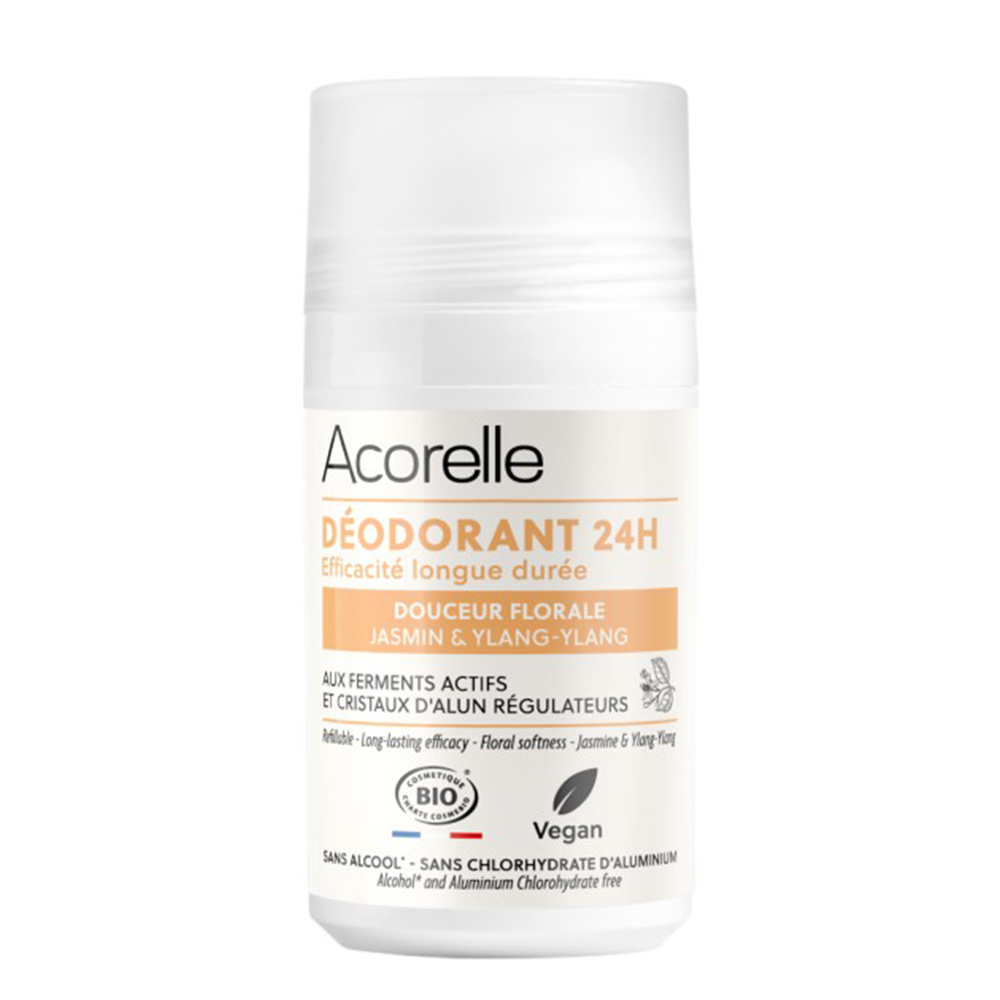 Acorelle Déodorant Roll-On 24h Douceur florale Bio Certifié Douceur florale 50ml