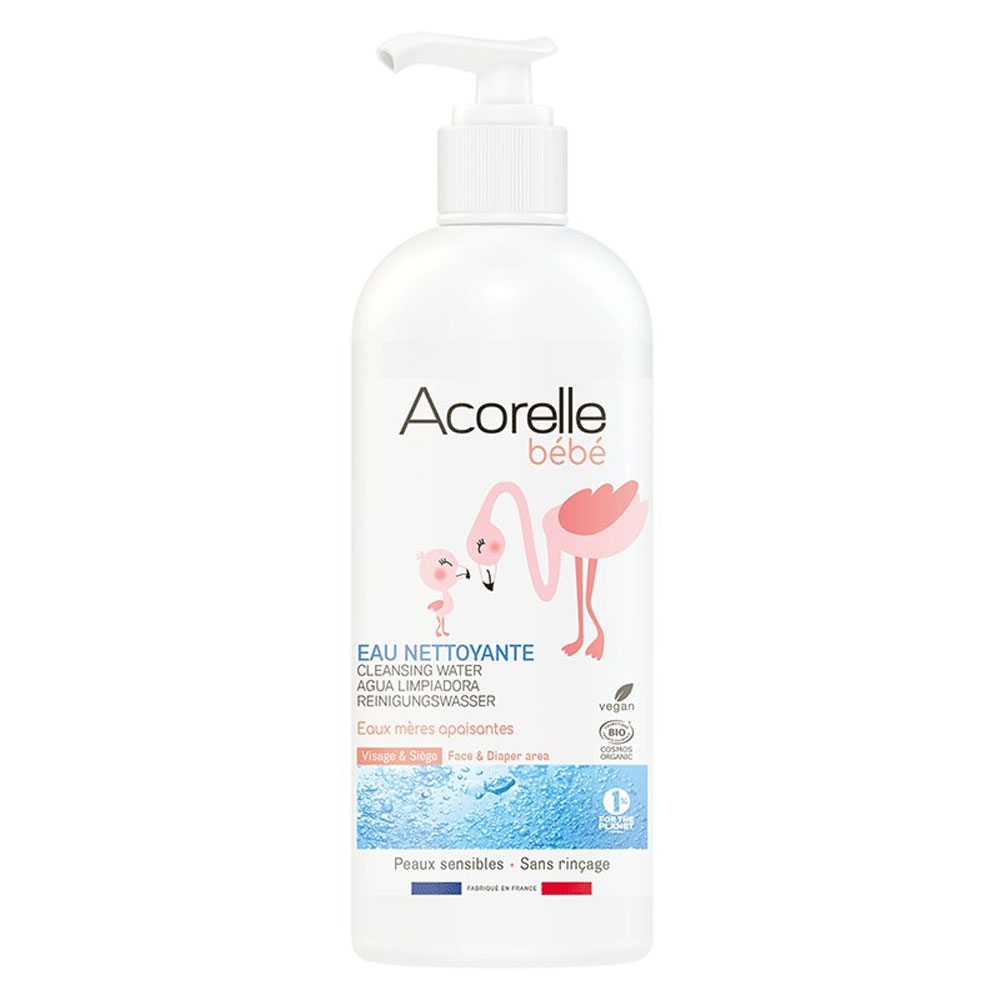 Acorelle Eau Nettoyante Sans Rinçage Bébé Bio Certifiée 500ml