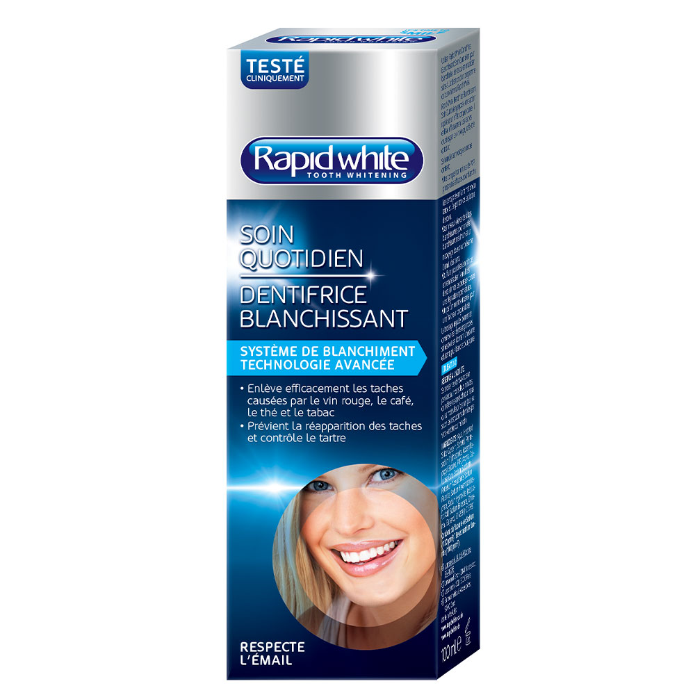 Rapid White Dentifrice De Blanchiment 100 ml