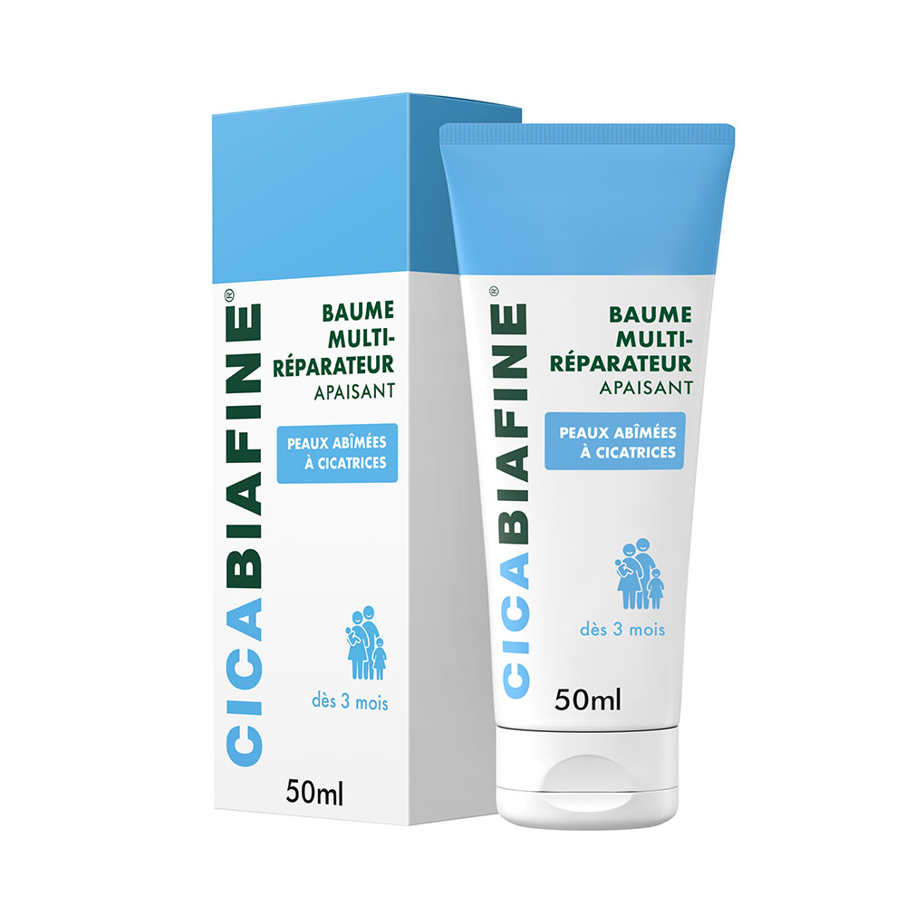 Cicabiafine Crème Corps Baume Multi-Réparateur Peaux Abîmées 50ml
