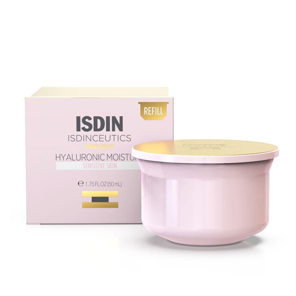Isdin Hyaluronic Moisture Recharge Crème hydratante visage et anti-âge Peaux Sensibles Prevent 50g