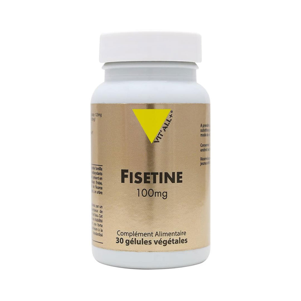 Vit'All+ Fisetine 100mg 30 Gélules Végétales