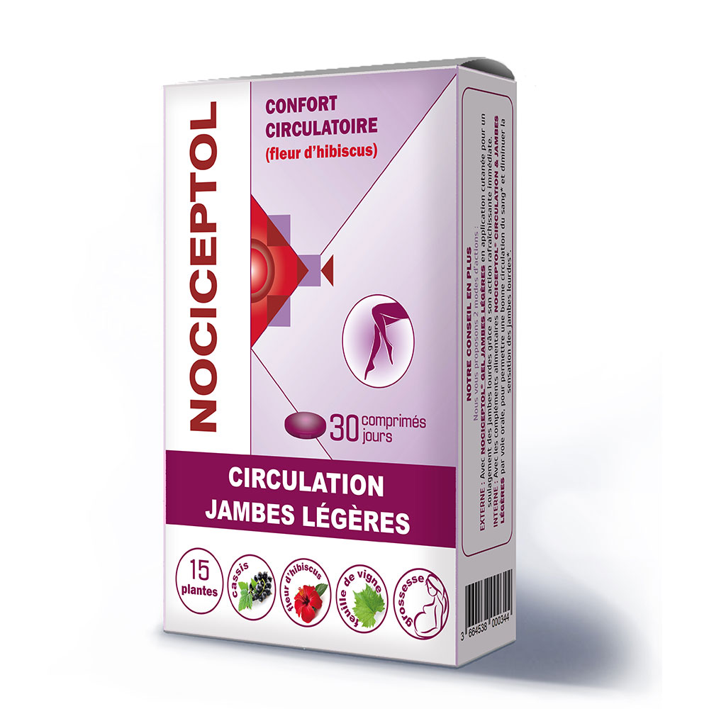 Polidis Nociceptol Circulation Jambes Légères 30 comprimés