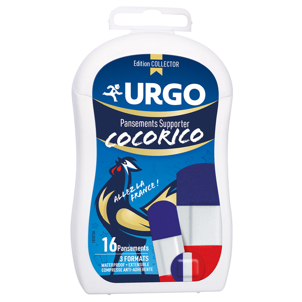 Urgo Pansements Cocorico 3 formats 16 pansements