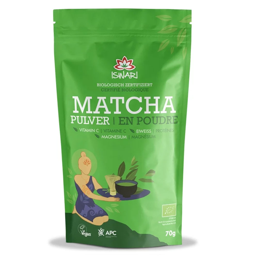 Iswari Petit Bouddha Matcha en Poudre Bio 70g