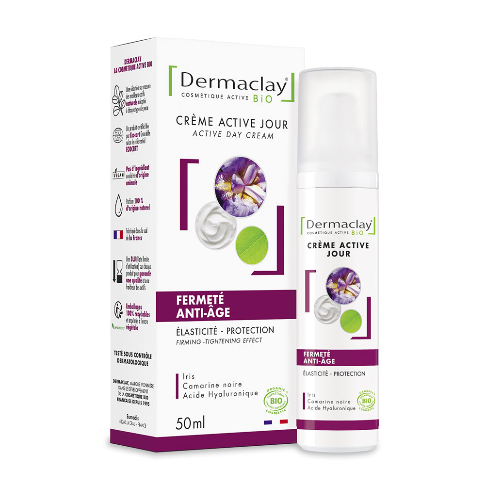 Dermaclay Creme Fermete Anti Age Jour Bio 50ml