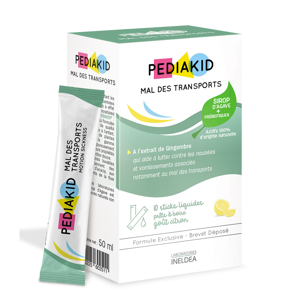 Pediakid Sirop Mal Des Transports 10 Sticks 125ml