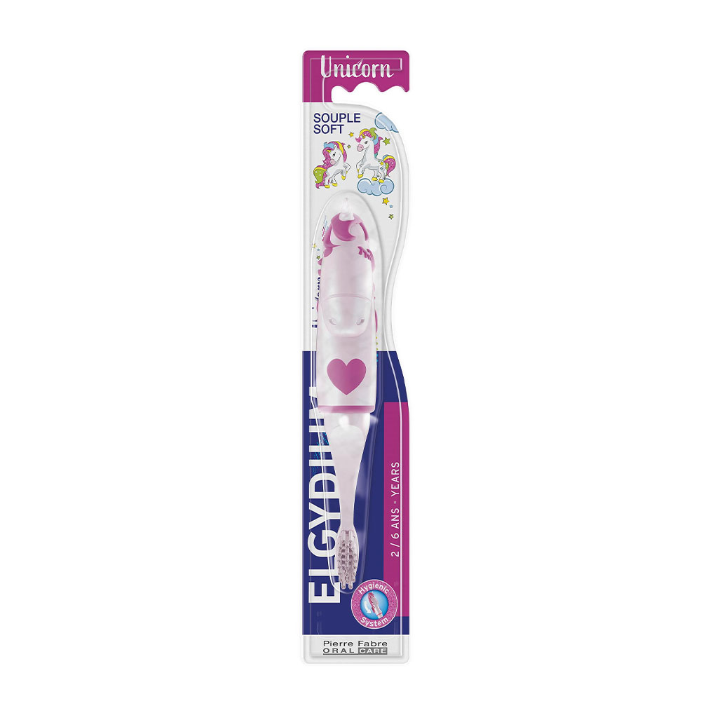 Elgydium Brosse à Dents Unicorn 2 à 6 Ans