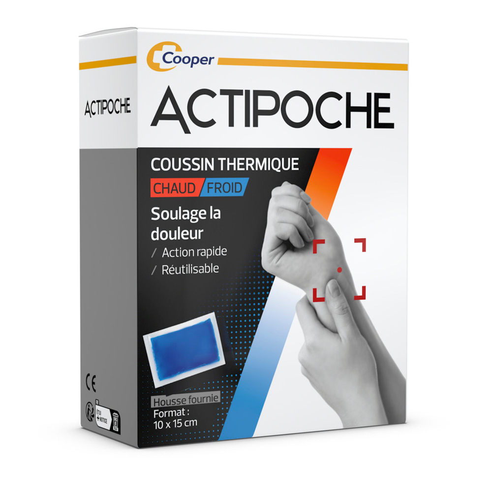 Actipoche Coussin Thermique Chaud Froid 10x15cm