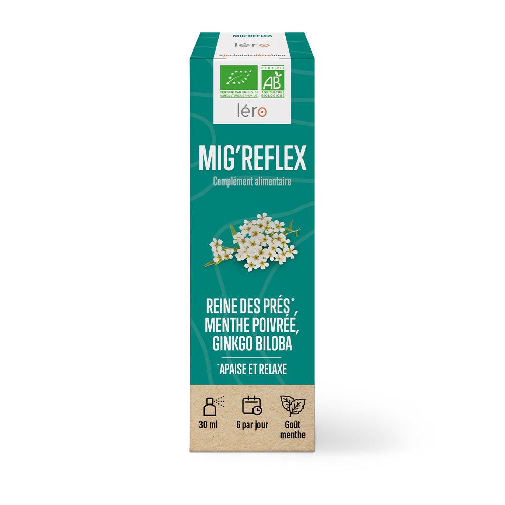 Lero Mig'Reflex Apaise et Relaxe Bio Goût Menthe 30ml