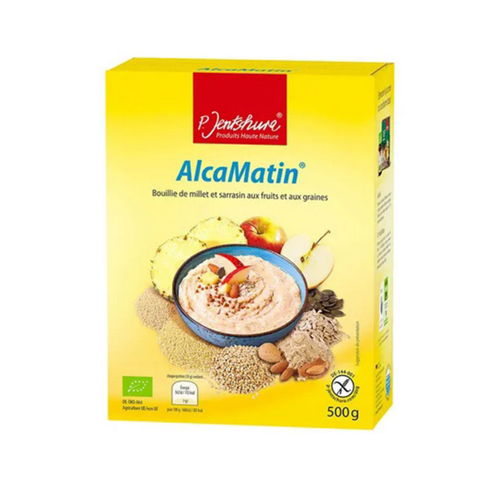 P.Jentschura AlcaMatin Bouillie de millet et sarrasin aux fruits et aux graines 500g