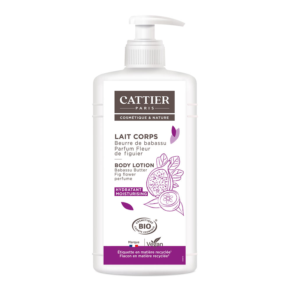 Cattier Hydratant Lait Corps Parfum Fleur de Figuier 500ml