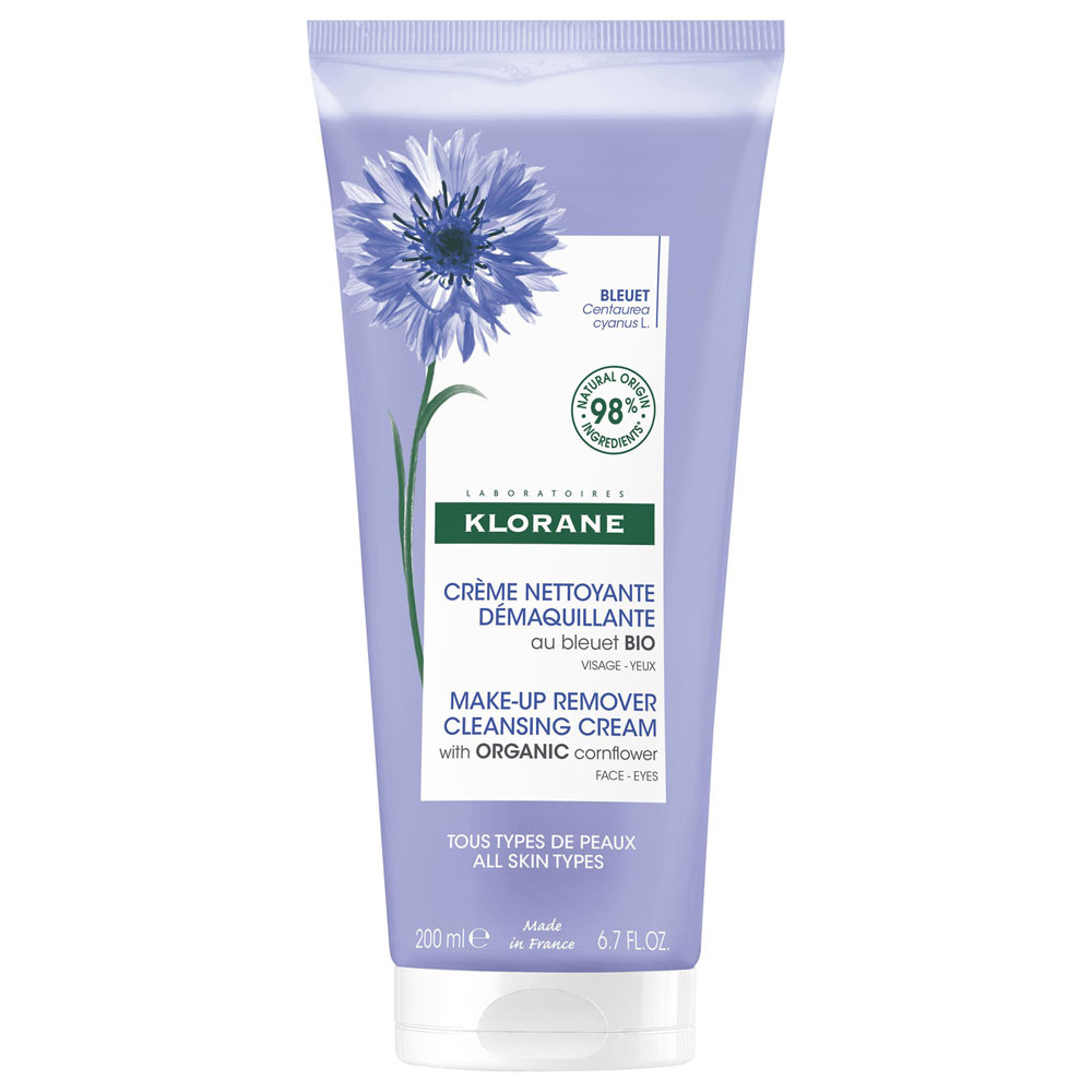 Klorane Bleuet Crème Nettoyante Démaquillante 200ml
