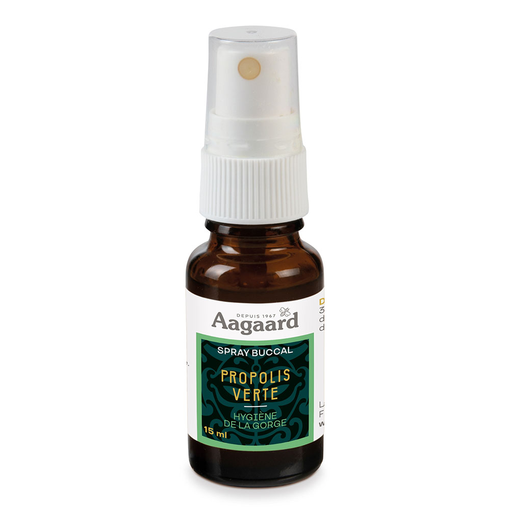 Aagaard Propolis Verte & Miel De Manuka Spray Buccal 15ml