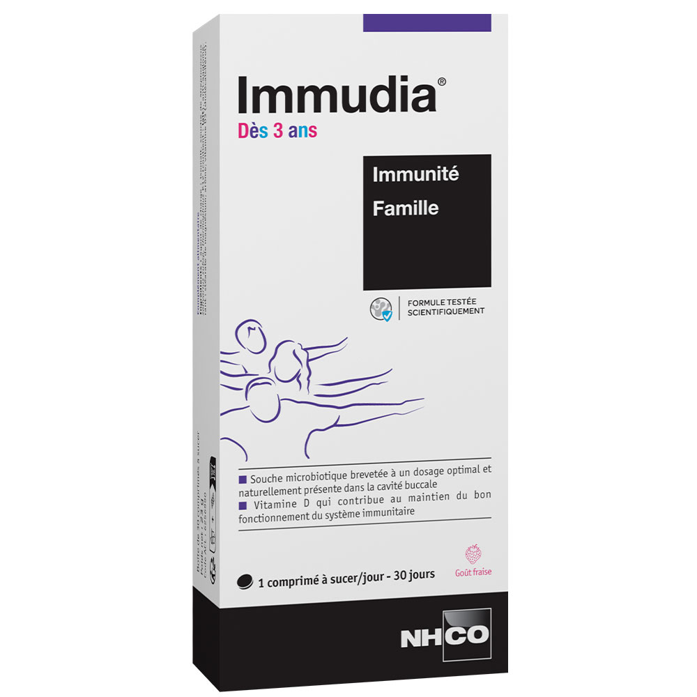 Nhco Nutrition Immudia Dès 3 ans 30 comprimés